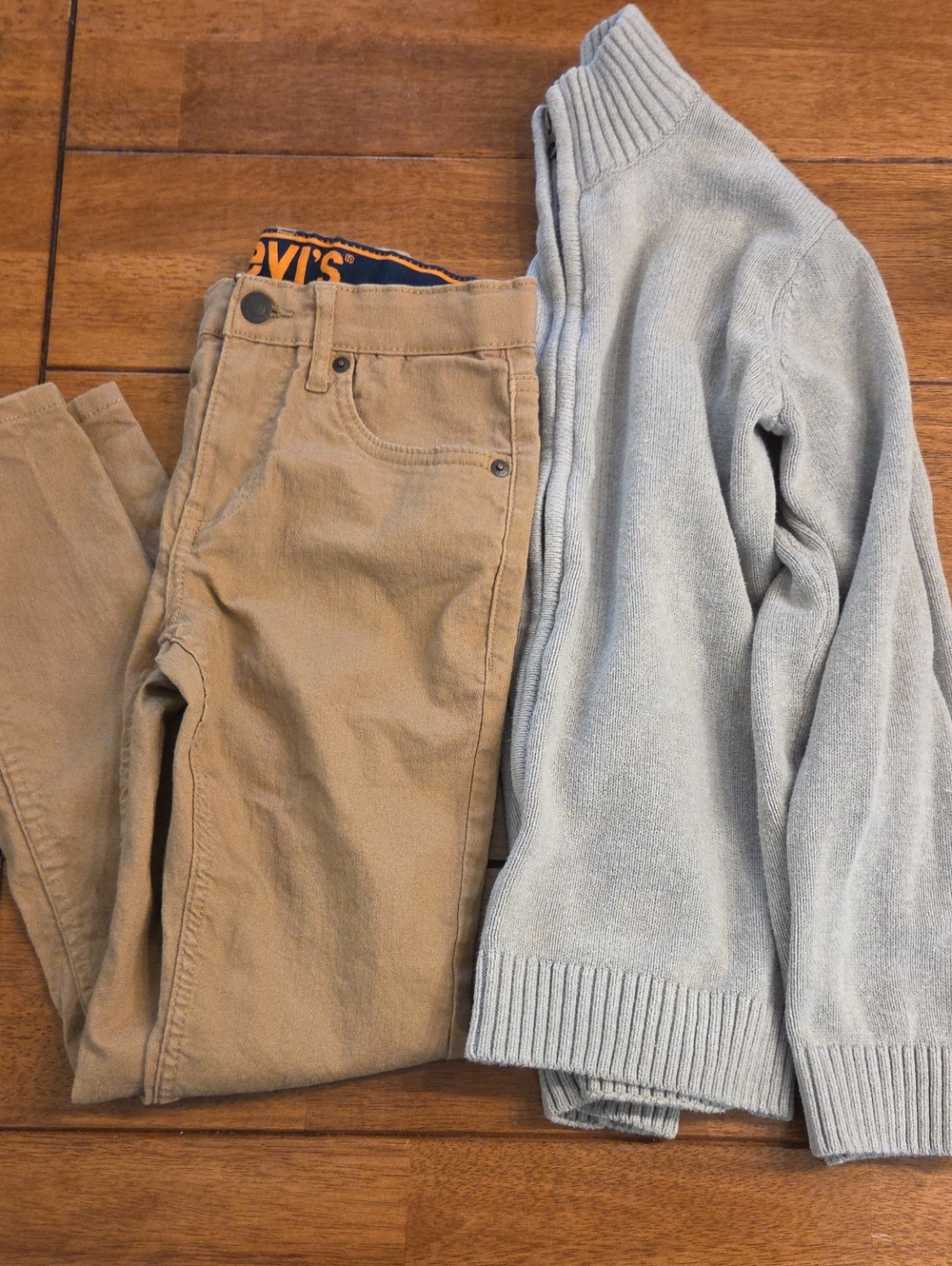 Boys Sweater And Skinny Pants Size 10/12